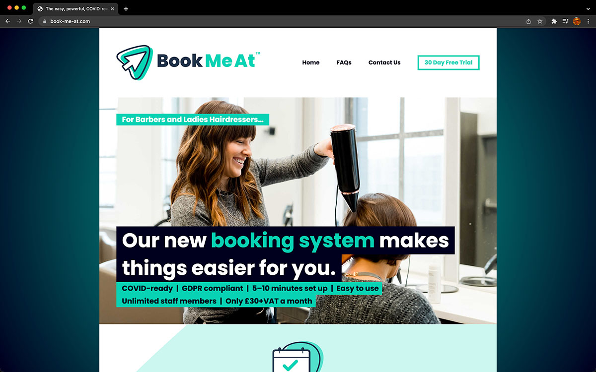 book-me-at.com home page
